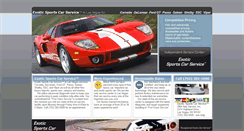 Desktop Screenshot of exoticsportscarservice.com